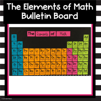 Preview of Back to School Math Bulletin Board