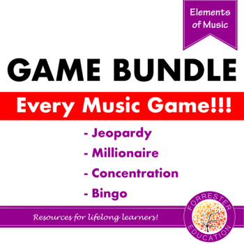 Preview of The Elements of Music - Games