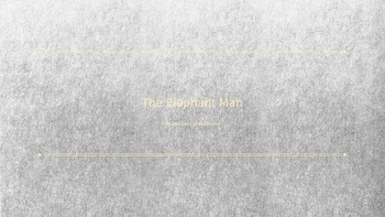Preview of The Elephant Man - Stageplay
