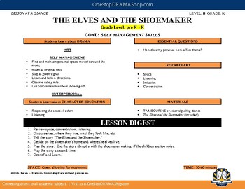 Preview of The Elves and the Shoemaker