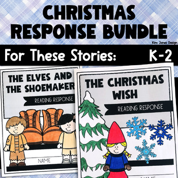 Preview of The Elves and the Shoemaker & The Christmas Wish Reading Response BUNDLE