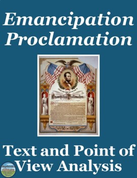 Preview of The Emancipation Proclamation Primary Source Analysis