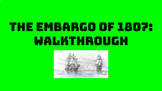 The Embargo of 1807 Game