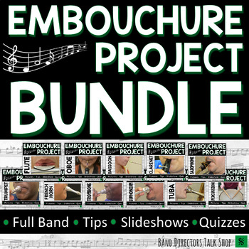 Preview of The Embouchure Project for Beginning Band 