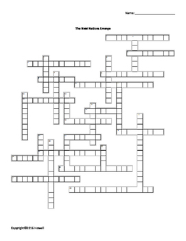 The Emergence of New Nations Vocabulary Crossword for World History