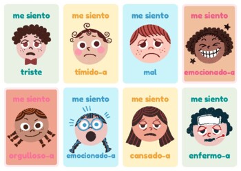 The Emotions in Spanish by La Spanish Profe | Teachers Pay Teachers