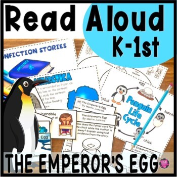 Preview of The Emperor's Egg Lessons Plans and Penguin Winter Reading Activities