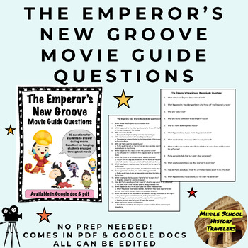 Preview of The Emperor's New Groove Movie Guide Questions