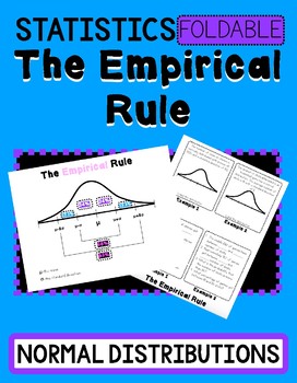 Preview of The Empirical Rule- Normal Distribution Foldable & Powerpoint