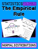 The Empirical Rule- Normal Distribution Foldable & Powerpoint