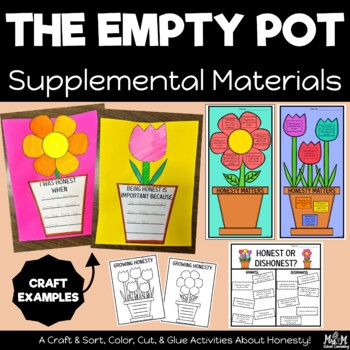 Preview of The Empty Pot Supplemental Materials / Honesty Craft Integrity & Honesty Lesson