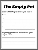 The Empty Pot Worksheet