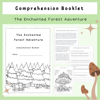 Preview of The Enchanted Forest Adventure | Comprehension Booklet | Reading and Writing