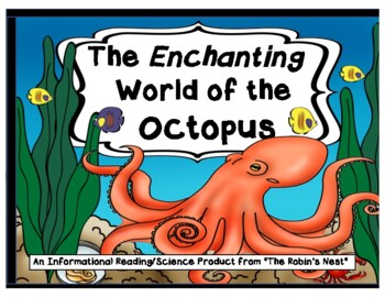 Preview of The Enchanting World of the Octopus w/Vocabulary & Comprehension Activities!