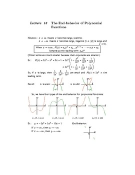 Preview of College Algebra: Lecture Notes—Lecture 18—Preview