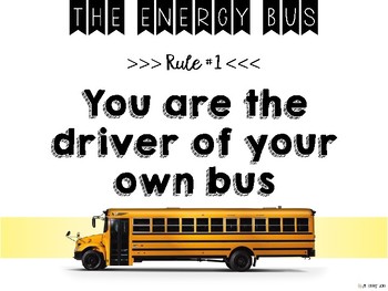 Preview of The Energy Bus Rules FREEBIE