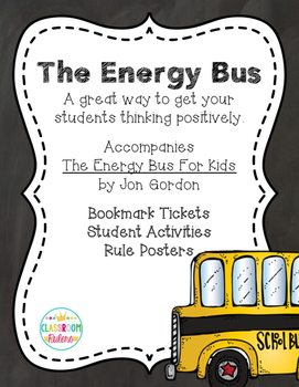 the energy bus for kids by classroom rulers teachers pay teachers