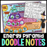 The Energy Pyramid Doodle Notes | Science Doodle Notes