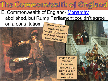 English Civil War, the Restoration, and the Glorious Revolution - ppt  download