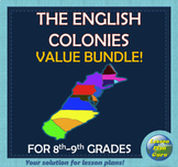 The English Colonies VALUE Bundle! | For 8th-9th Grades | 