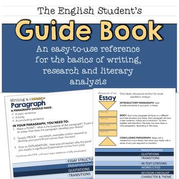 Preview of The English Student`s Guidebook to Writing, Research & Analysis