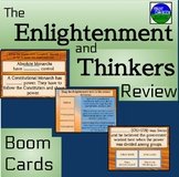 The Enlightenment and Thinkers Review Boom Cards