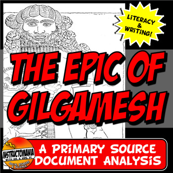 Preview of The Epic of Gilgamesh Common Core Writing and Literacy Primary Source Activity