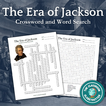 Preview of The Era of Jackson - U.S. History | Crossword & Word Search Worksheets