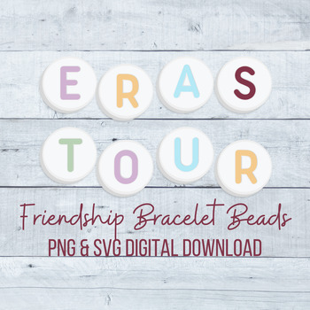 Preview of The Eras Tour Friendship Bracelet Beads | Use for Bulletin Boards and More!
