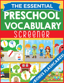 The Essential Preschool Vocabulary Screener and Bonus Flashcards