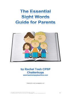 Preview of The Essential Sight Words Guide for Parents