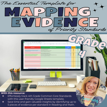 Preview of The Essential Template for Mapping Evidence for Priority Standards **GRADE 4**