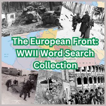 Preview of The European Front: WWII Word Search Collection