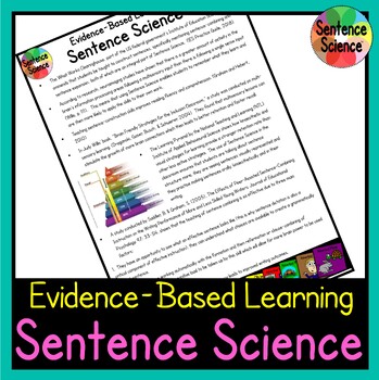 Preview of The Evidence Behind Sentence Science Fact Sheet