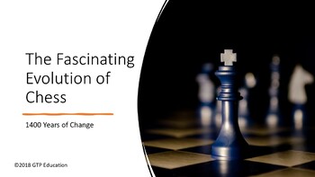 Preview of The Fascinating Evolution of Chess - PowerPoint, Audio, Questions