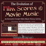 The Evolution of Film Scores & Movie Music: Google Slides 