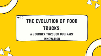 Preview of The Evolution of Food Trucks,article and questions that cover food truck history