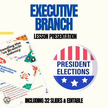 Preview of The Executive Branch Presentation Mini-Lesson:  Grades 5-12