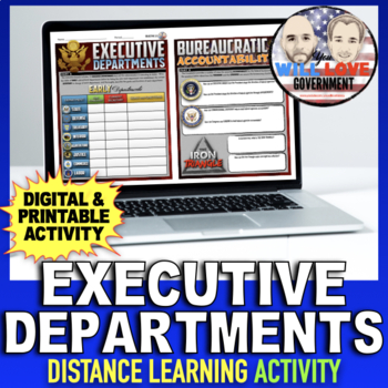 Preview of The Executive Departments | The Executive Branch | Digital Learning Activity