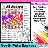 The Express Train Word Search Activity : A Book Companion 