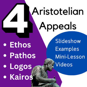 Preview of The FOUR Aristotelian Appeals: Slideshow & Mini Lesson