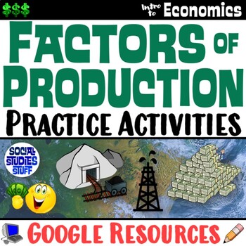 Preview of The Factors of Production and Types of Industry Practice Activity | Google