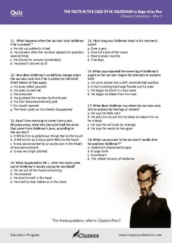 Preview of The Facts in the Case of M. Valdemar - Edgar Allan Poe