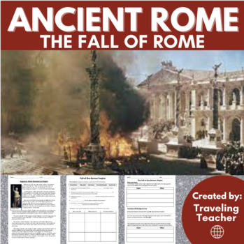 Preview of The Fall of Ancient Rome & the Roman Empire: Reading Passages + Comprehension