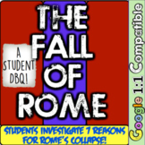 Fall of Rome: A Student Investigation! Explore 7 Documents For Why Rome Fell!