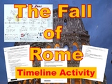 The Fall of Rome Timeline Activity