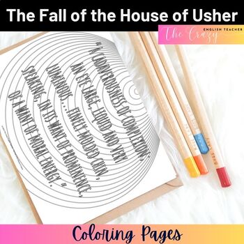 Preview of The Fall of the House of Usher Coloring Pages