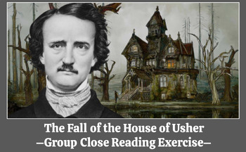 Preview of The Fall of the House of Usher Group Close-Reading Poster