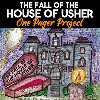 Preview of The Fall of the House of Usher One Pager Project