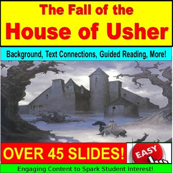 Preview of The Fall of the House of Usher : PowerPoint, Google Slides